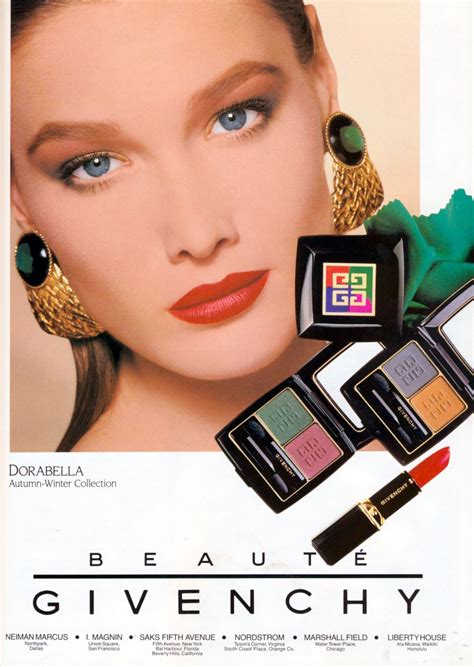 givenchy makeup 1980s